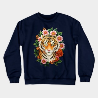 Japanese Tiger Ukiyo e Vintage Crewneck Sweatshirt